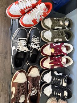 Nike dunks size 8 women