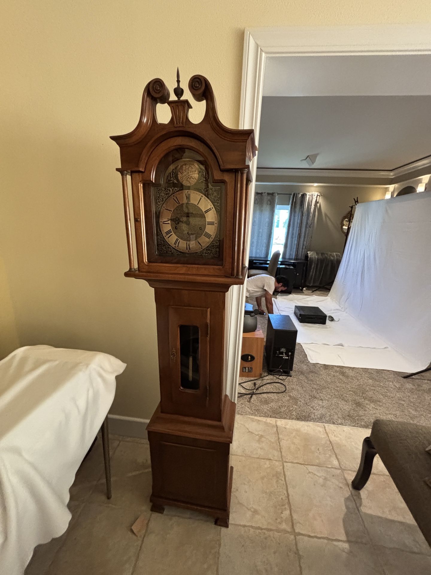 Antique Grandmother Clock
