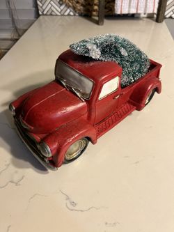 Red Christmas Truck
