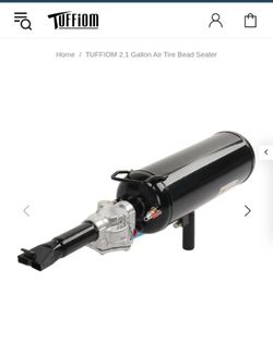 2.1 gallon tire bead blaster seater