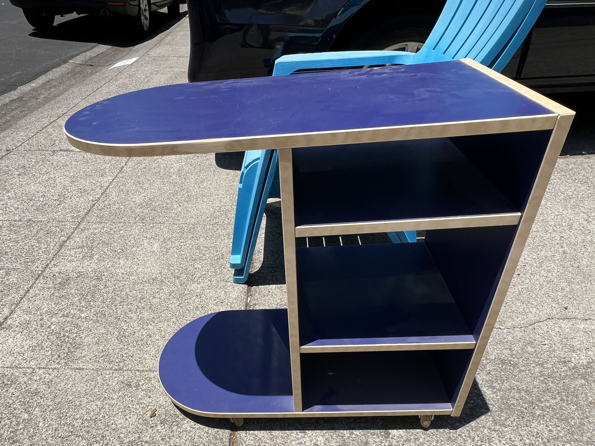 End Table With 3 Shelves