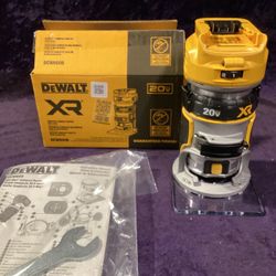 🧰🛠DEWALT 20V MAX XR Brushless Fixed Base Compact Router-NEW!(Tool Only)-$190!🛠🧰