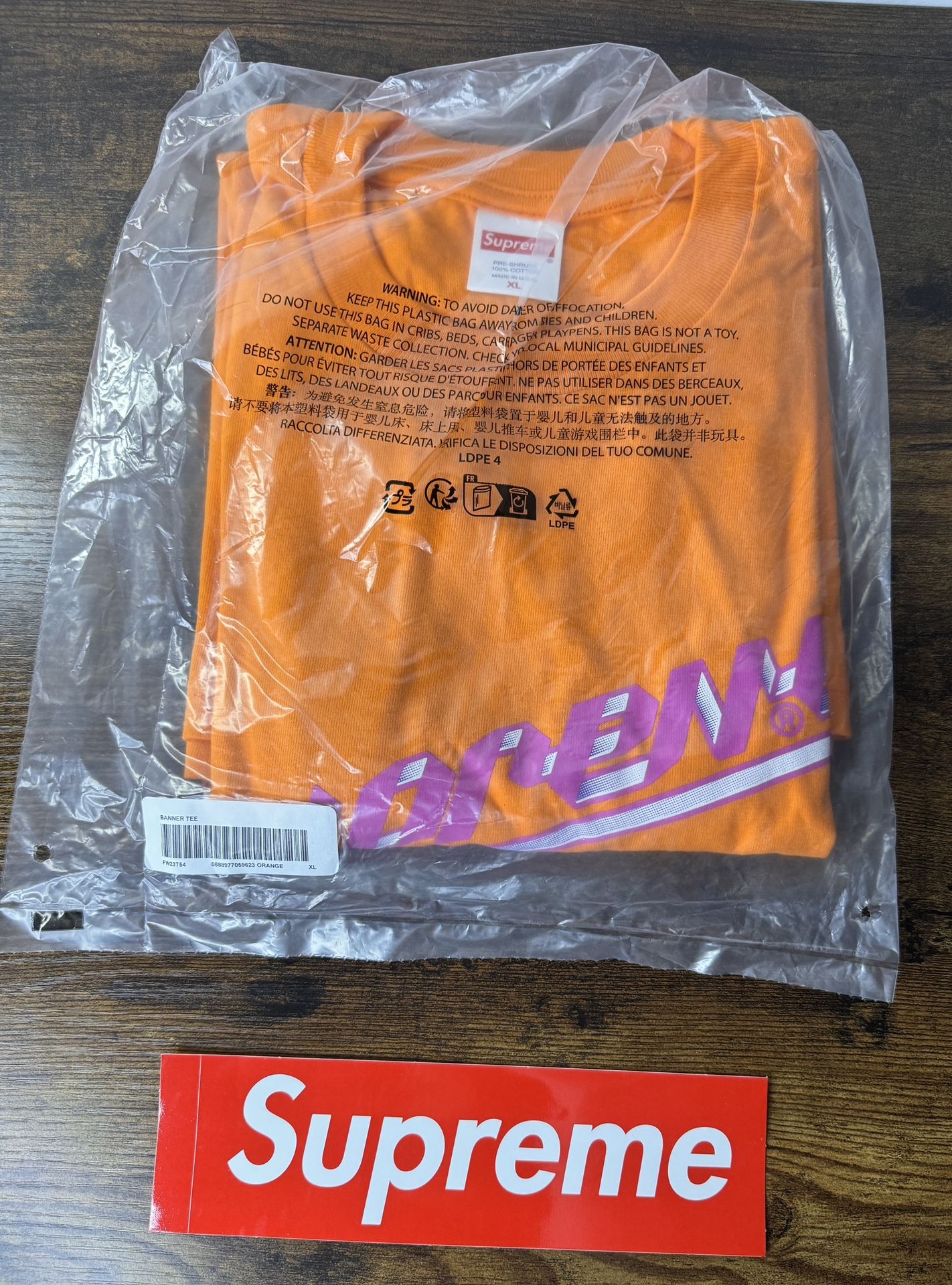 Supreme Banner Tee