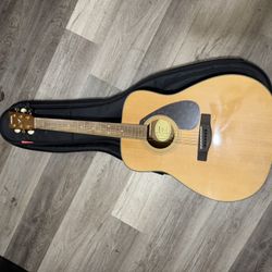 Yamaha Acoustic Guitar And Case 