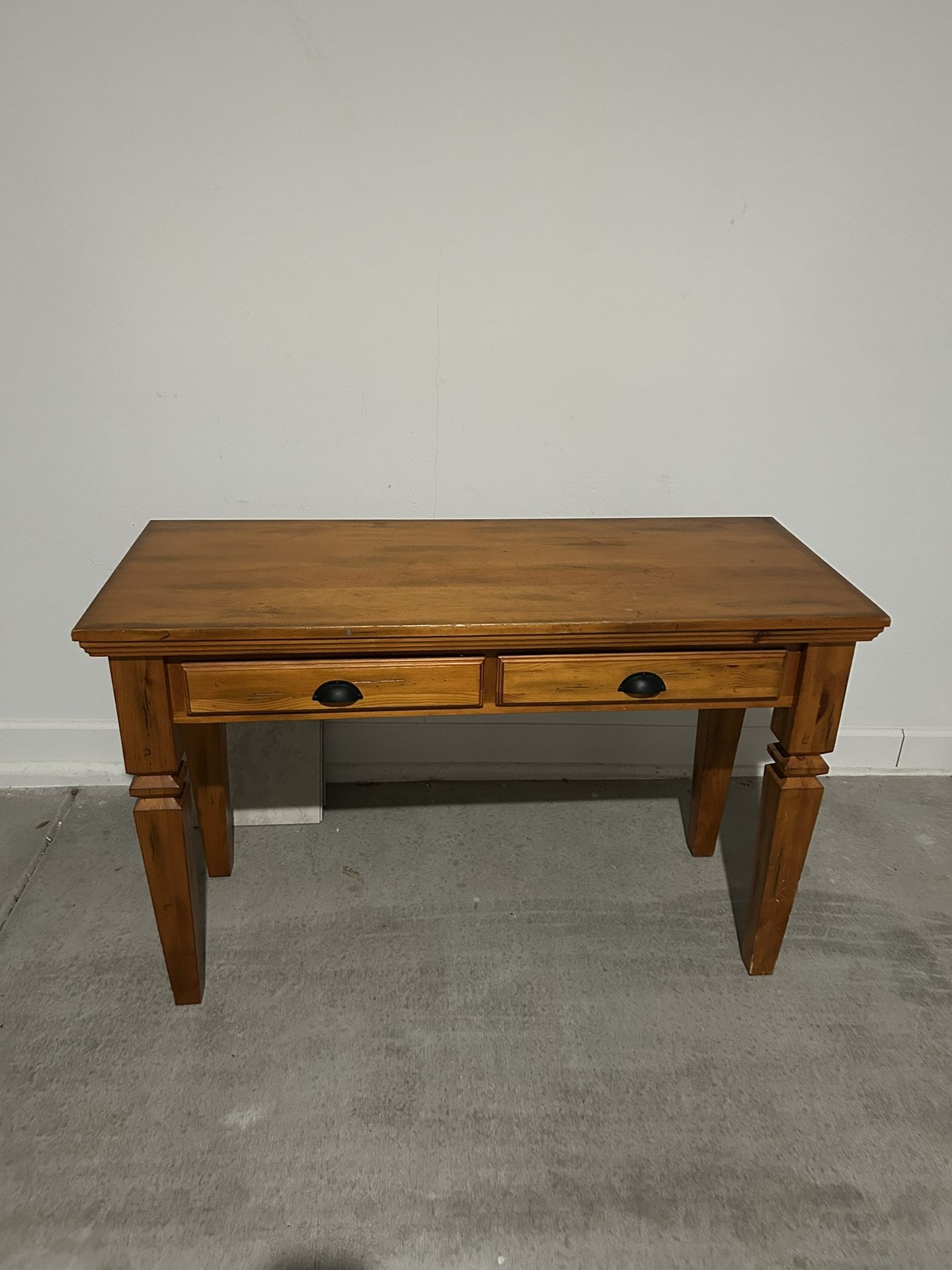 Wood Desk Side Table