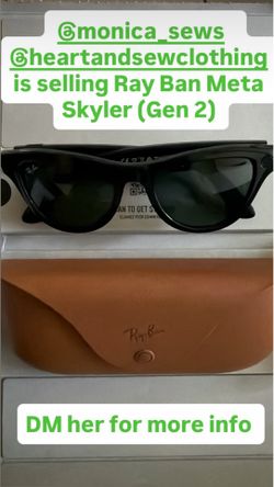 Rayban meta sunglasses