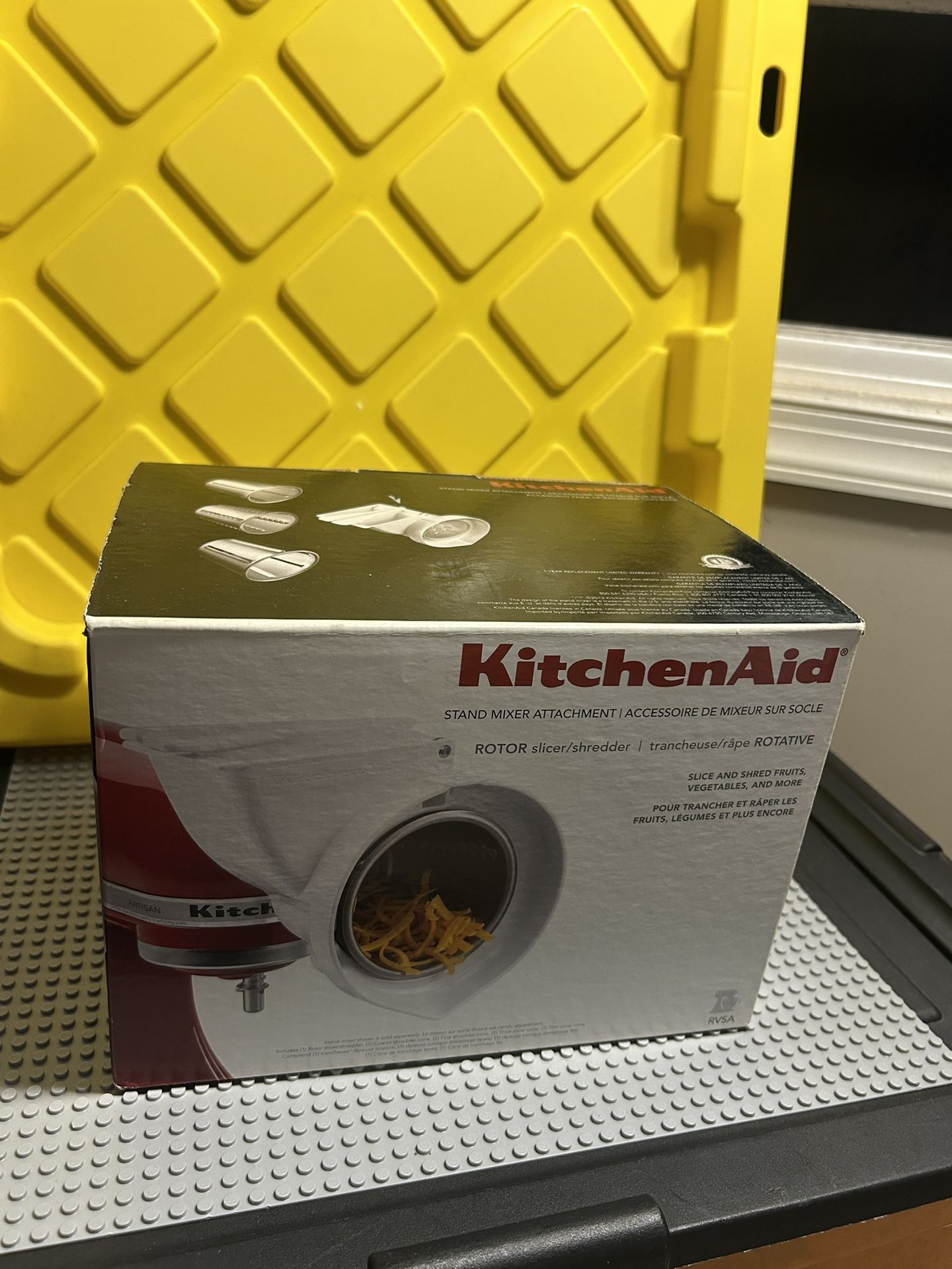KitchenAid Rotor Slicer/Shredder And Shaft RVSA Stand Mixer Attachment.