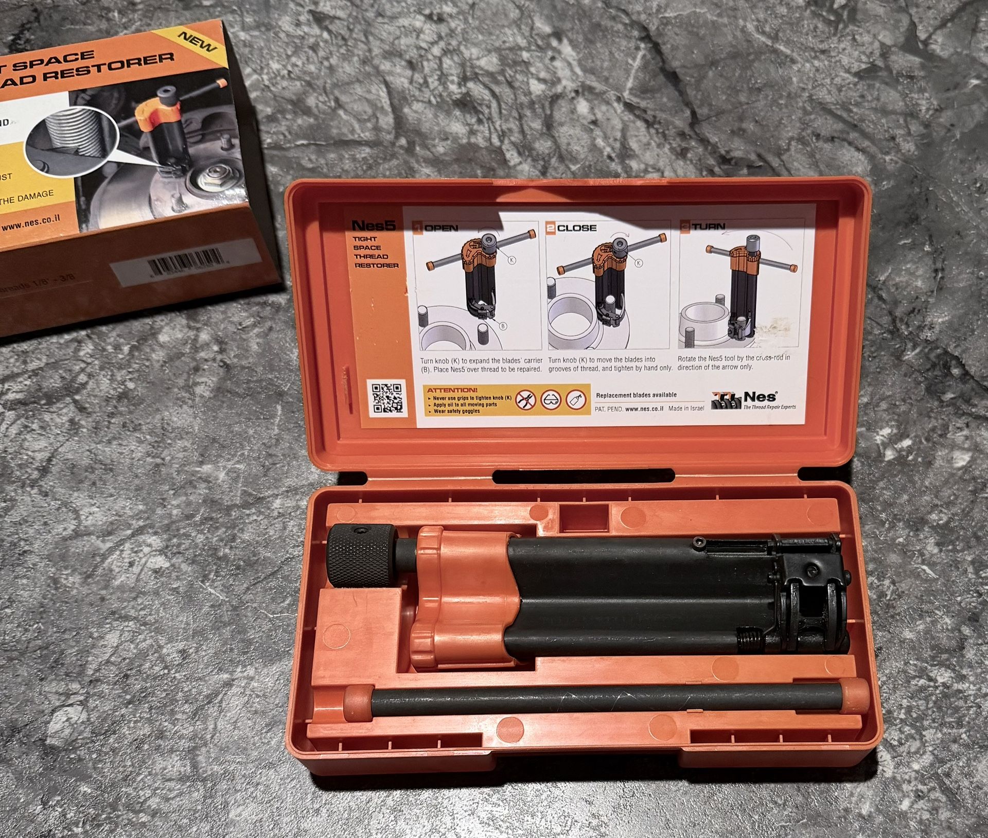 Anglo American Enterprises Corp. NES-NES5 Tight Space Thread Restorer Tool