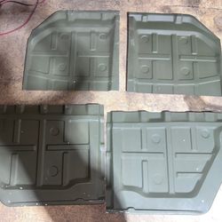 Porshce restoration 911 floor panels.