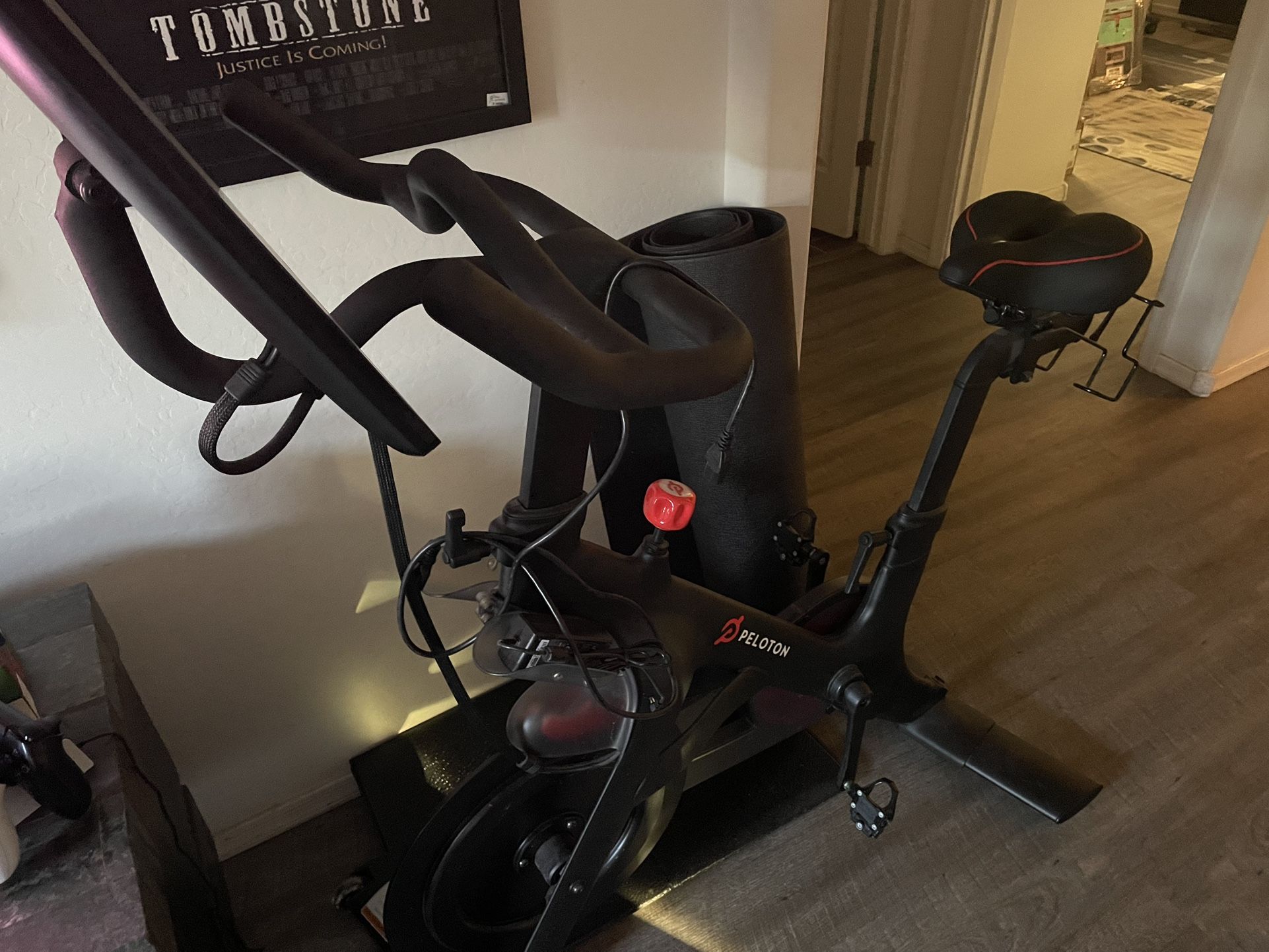 Peloton Bike with Weights