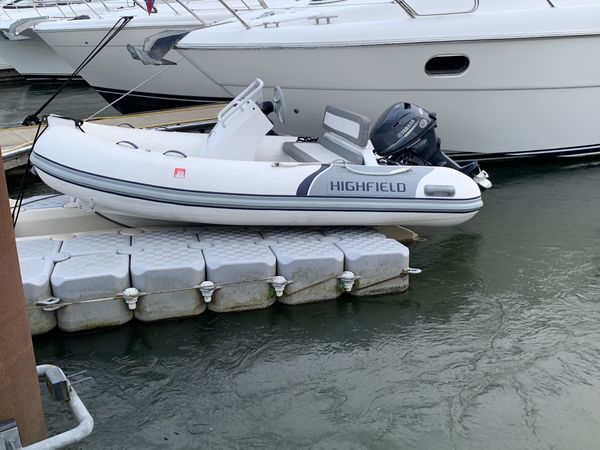 2018 highfield ocean master 350 w. optional floating dock