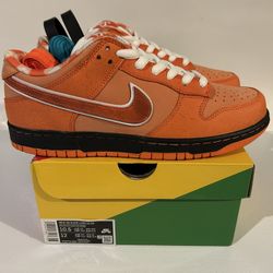 Nike SB Dunk Low Concepts Orange Lobster Mens Size 10.5 “Last 1 In Stock”