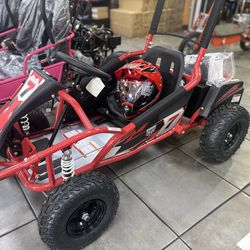 Brand new kids gokart gas 98cc or electric 48v