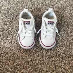 Little Boys White Converse