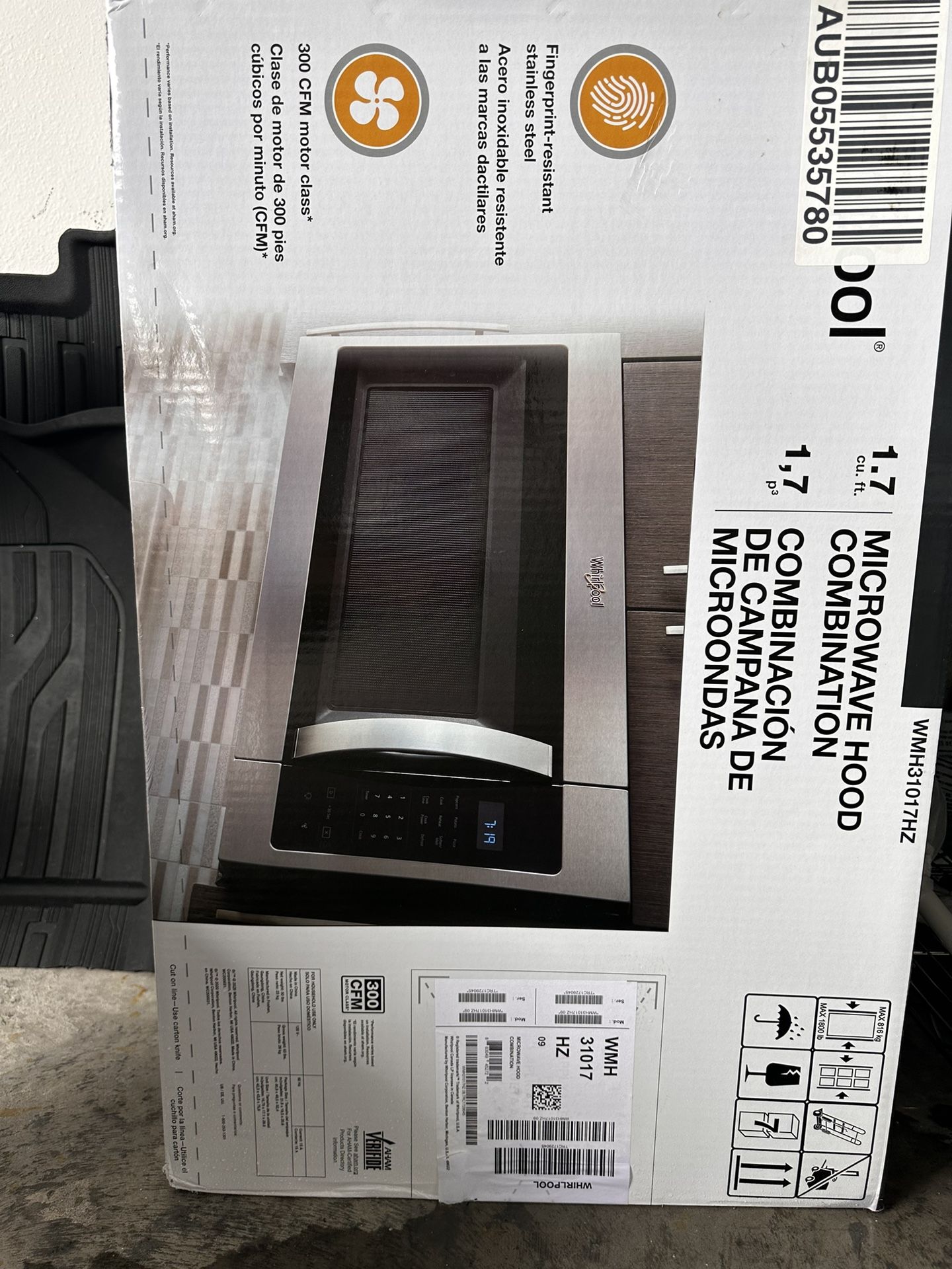 MICROWAVE - Whirlpool 1.7
