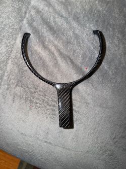 BMW Carbon Fiber Steering Wheel Trim