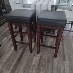 Counter Top Stool/leather Top