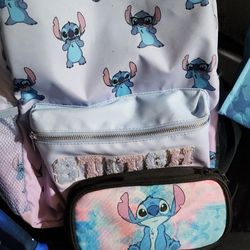 Stictch Back Pack  And Pencil Pouch