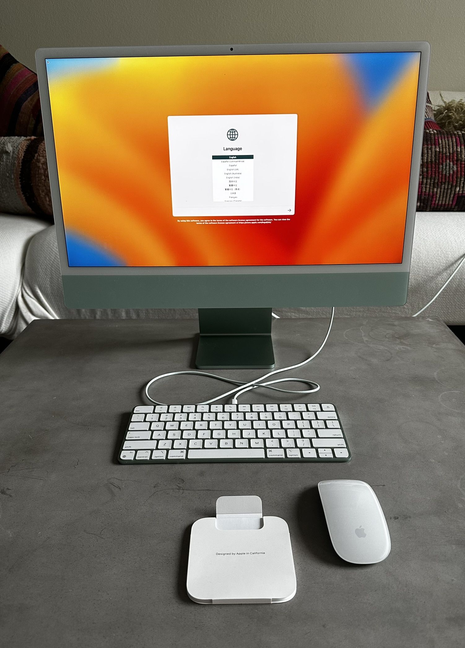 24-inch iMac Apple M1 Chip with 8‑Core CPU and 7‑Core GPU - Green
