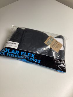 tough outdoors polar flex ice fishing gloves black