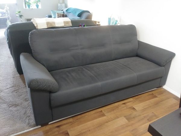 ikea knislinge faux leather sofa