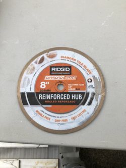 8” Wet Tile Saw Blade