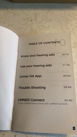 LINNER NOVA Hearing AIDS