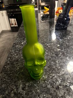 Glass skulls Halloween decorations