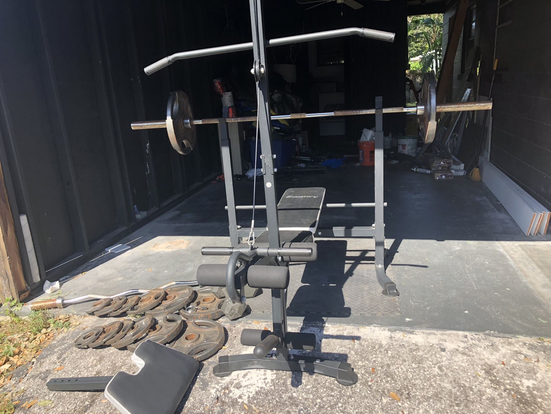 Workout Bench with Full Accessories