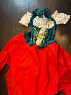 Renaissance Costume Dress with Corset Bodice girls sz 8