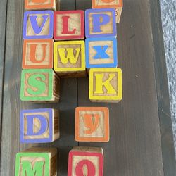 14 Multi sided Wooden Blocks