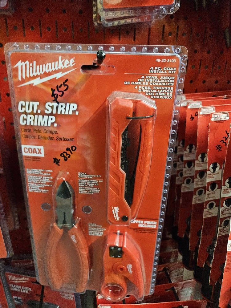 Milwaukee 4 Pc Coax Install Kit