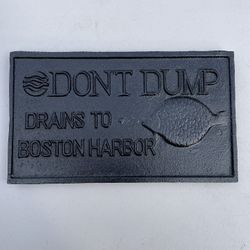 Boston Harbor Sign 