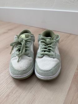 Fuzzy Sage Green Dunks
