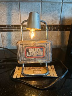 Vintage Bud Light Bar Lamp