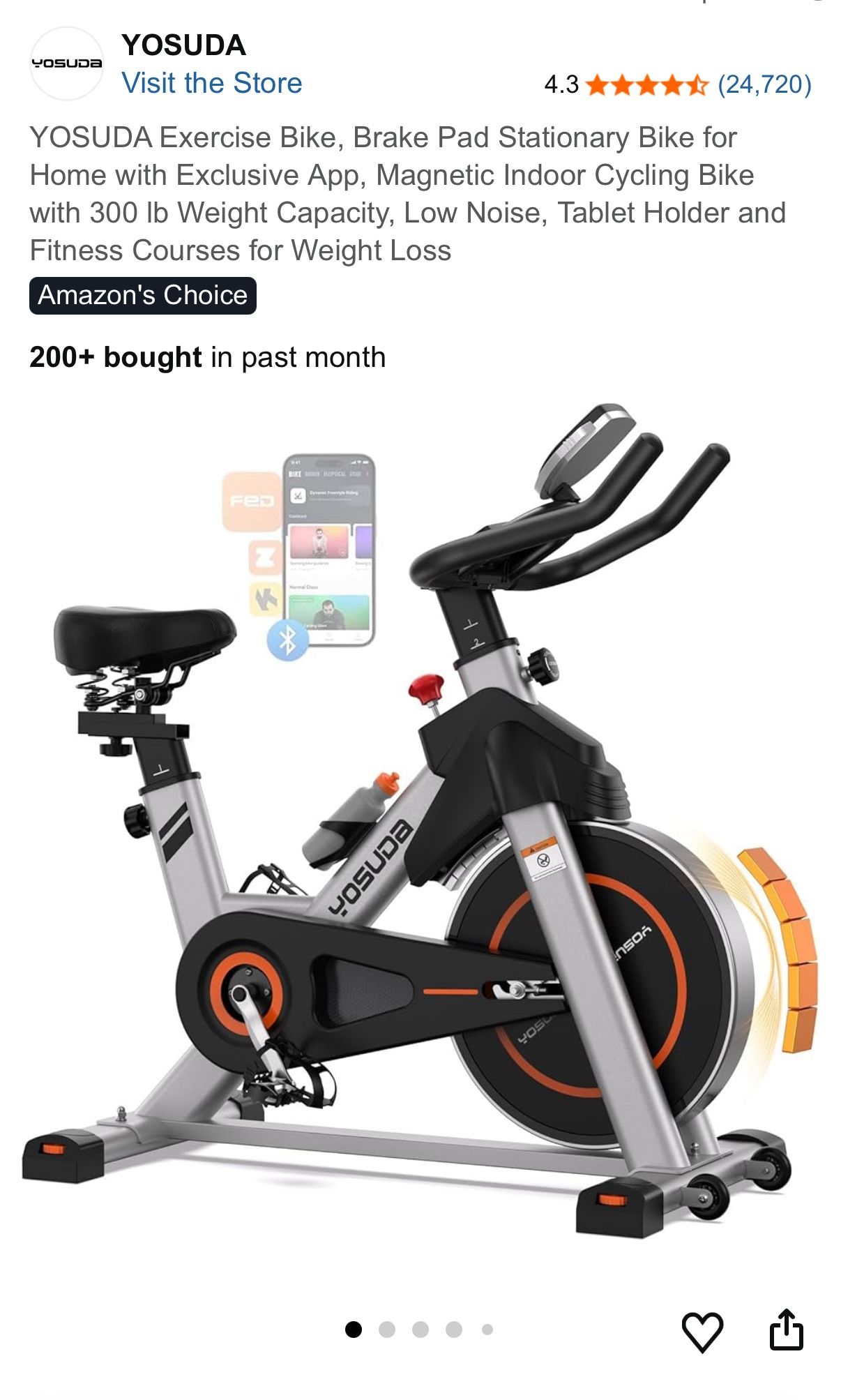 Stationary Exercise Bike PICK UP ONLY