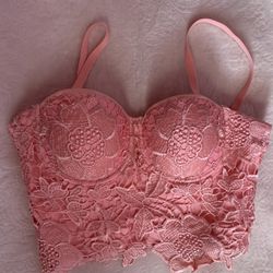 Pink Corset Top SIZE S