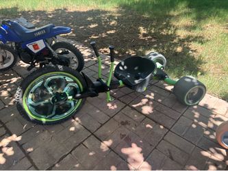 Happy green machine drift trike