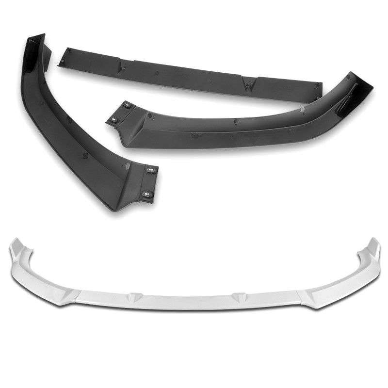 For 2017-2018 Audi A5 B9 White Front Bumper Body Kit Spoiler Splitter Lip -(2-PU-446-PWH