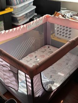 Pack and play with extra soft mattress