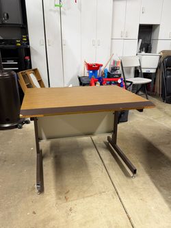 Adjustable Utility Work Table – 36” × 29”