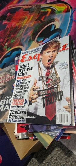 Esquire Magazine August 2004 Donald Trump Cover