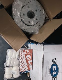 Jeep Wrangler Rotors And Pads. C&E