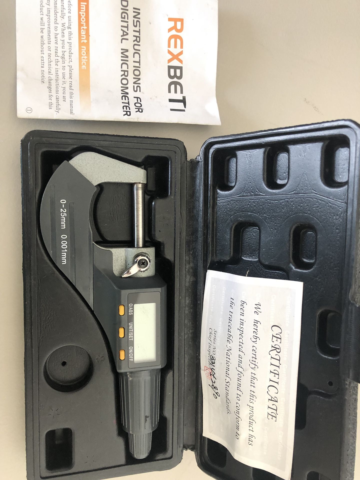 Rexbeti digital micrometer for Sale in Fort Lauderdale, FL OfferUp