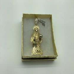 14kt Santa Muerte Pendant 