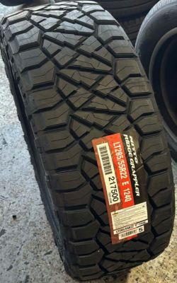 LT285 55 22 NITTO RIDGE GRAPPLERS BRAND NEW TIRE TIRES $500 EACH OR $1999 FOR A SET OF 4 WHILE SUPPLIES LAST FINANCING AVAILABLE DELIVERY AVAILABLE