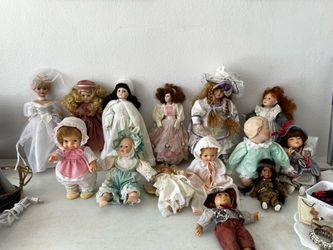 14 beautiful dolls