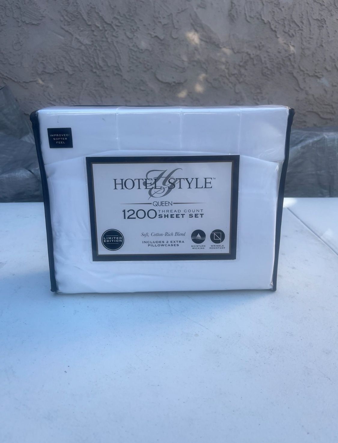 Hotel Style 1200 Thread Count Cotton Rich 6-Piece Sheet