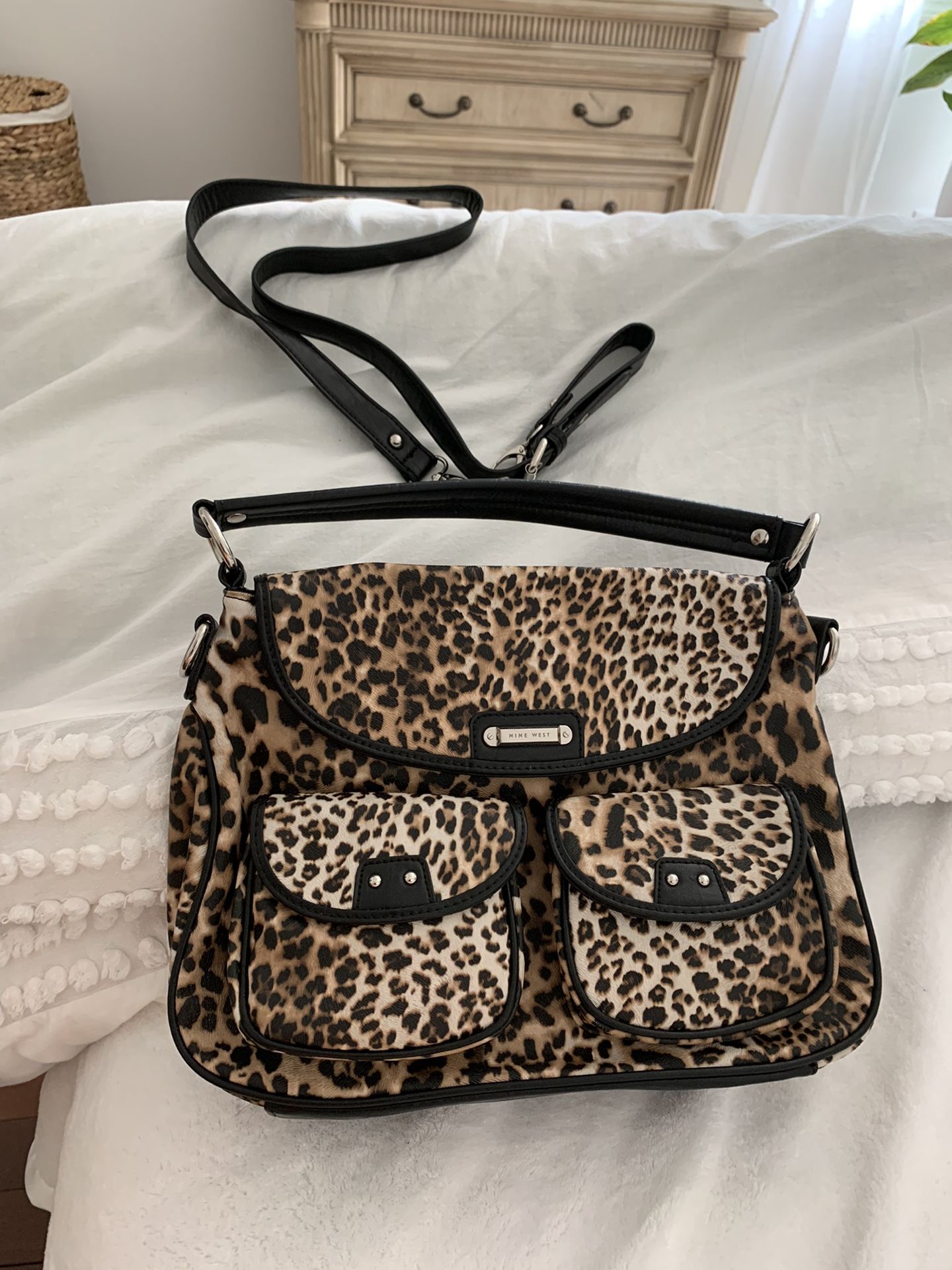 Nine West Leopard Print Purse