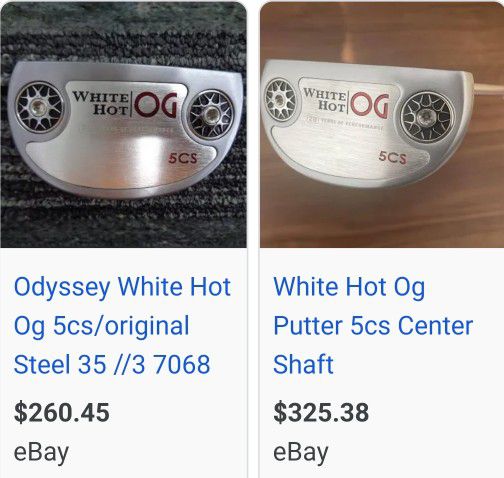 Odyssey White Hot OG 5CS Putters